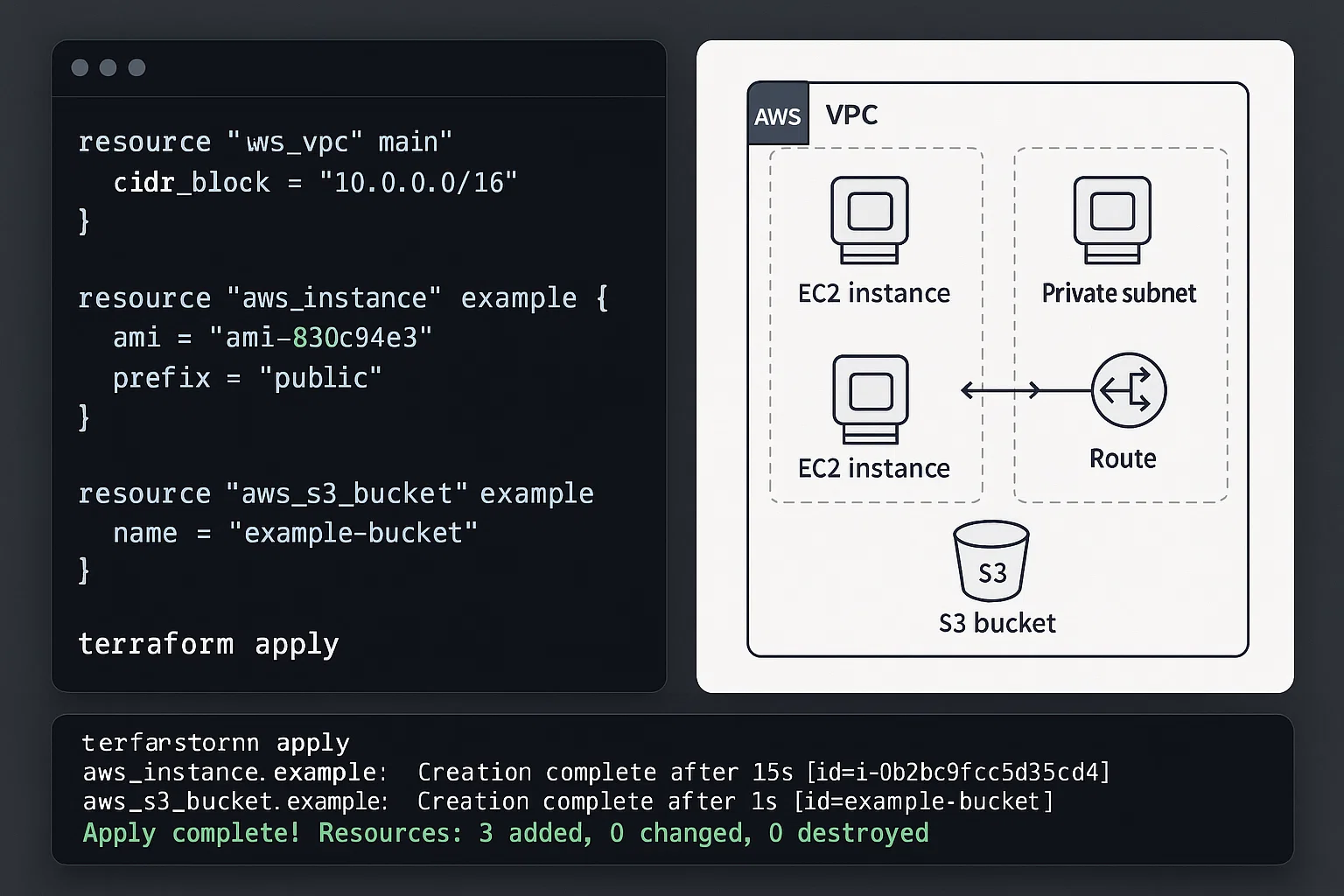 Infrastructure as Code with Terraform – AWS VPC, EC2, and S3 Setup