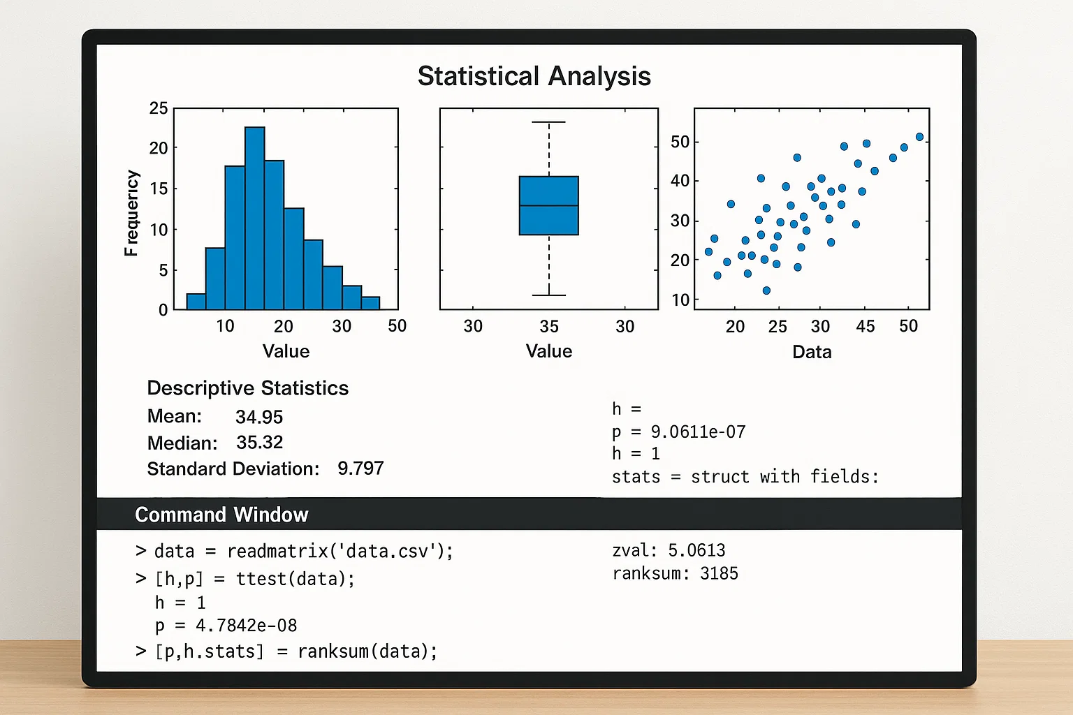 Data Visualization and Statistical Analysis