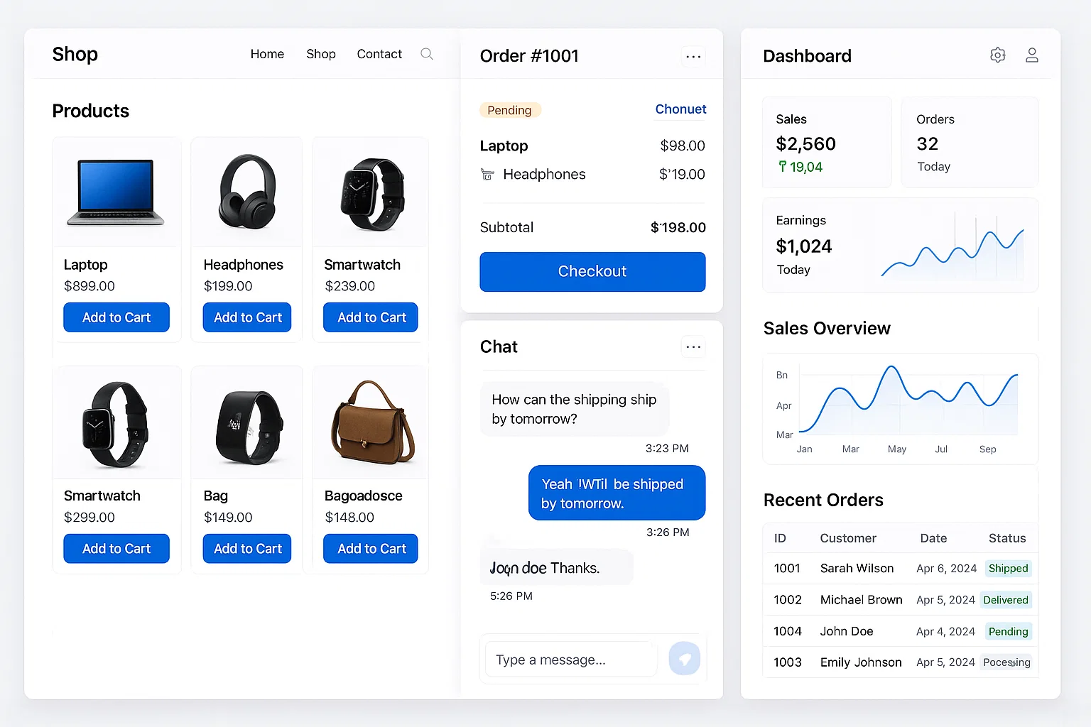 E-Commerce Platform with Real-Time Features