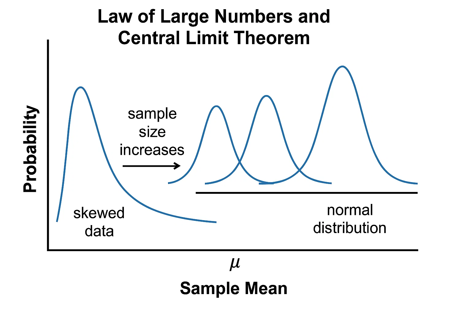 The Law of Large Numbers and Central Limit Theorem
