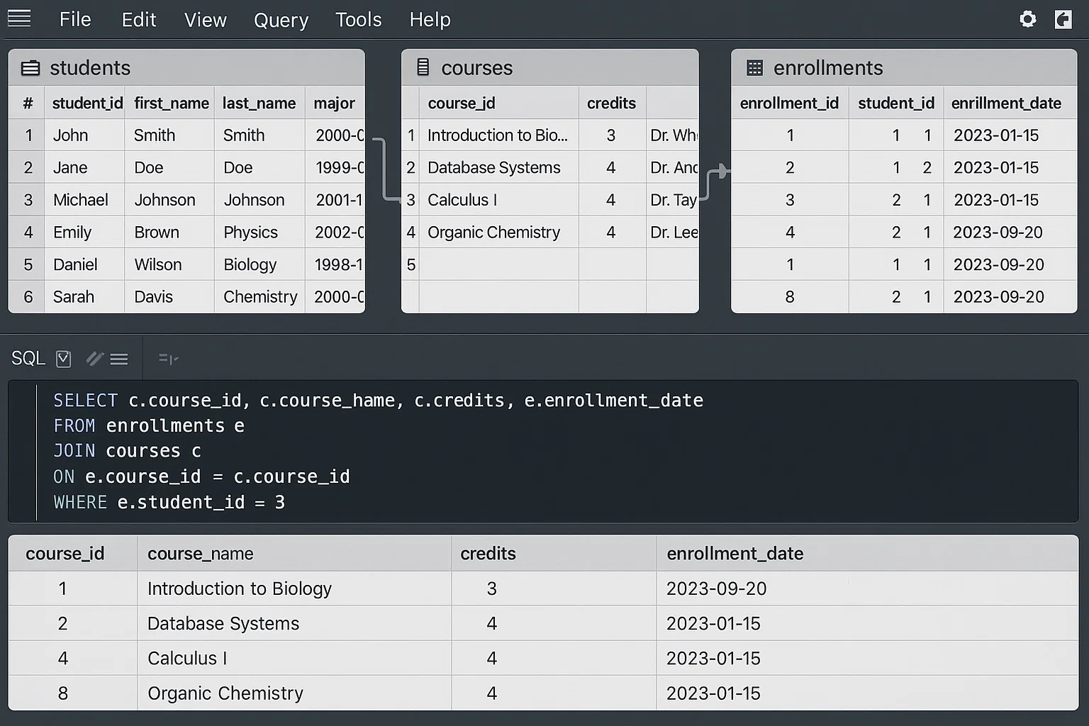 University Course Enrollment System