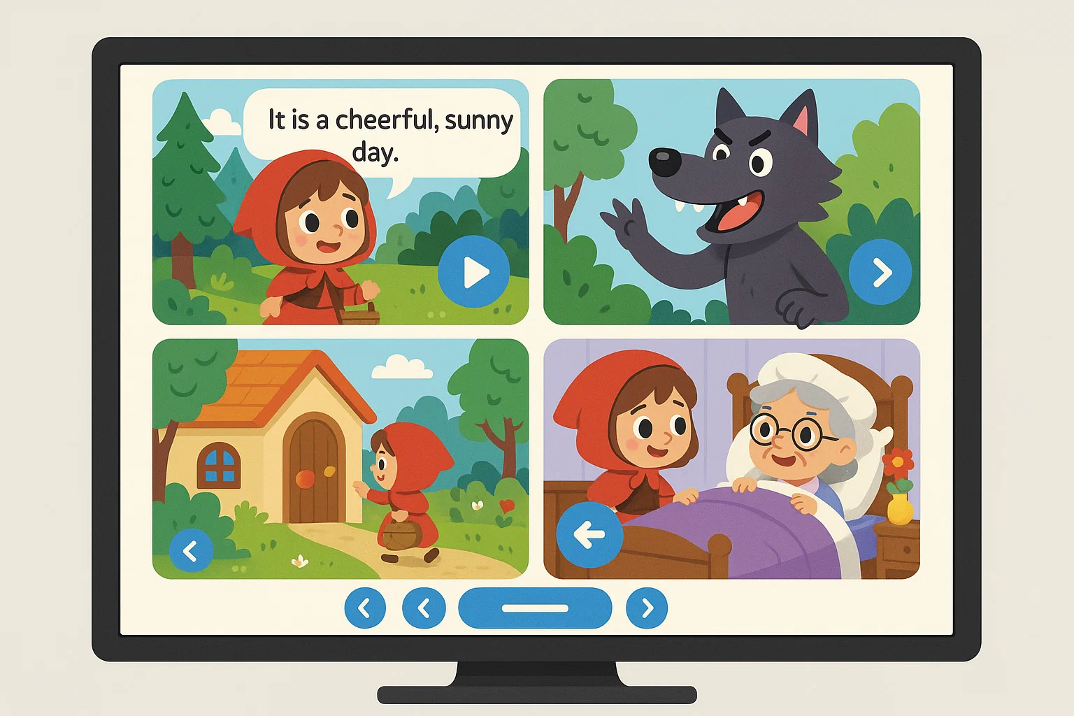 Interactive Storybook with Voice Narration