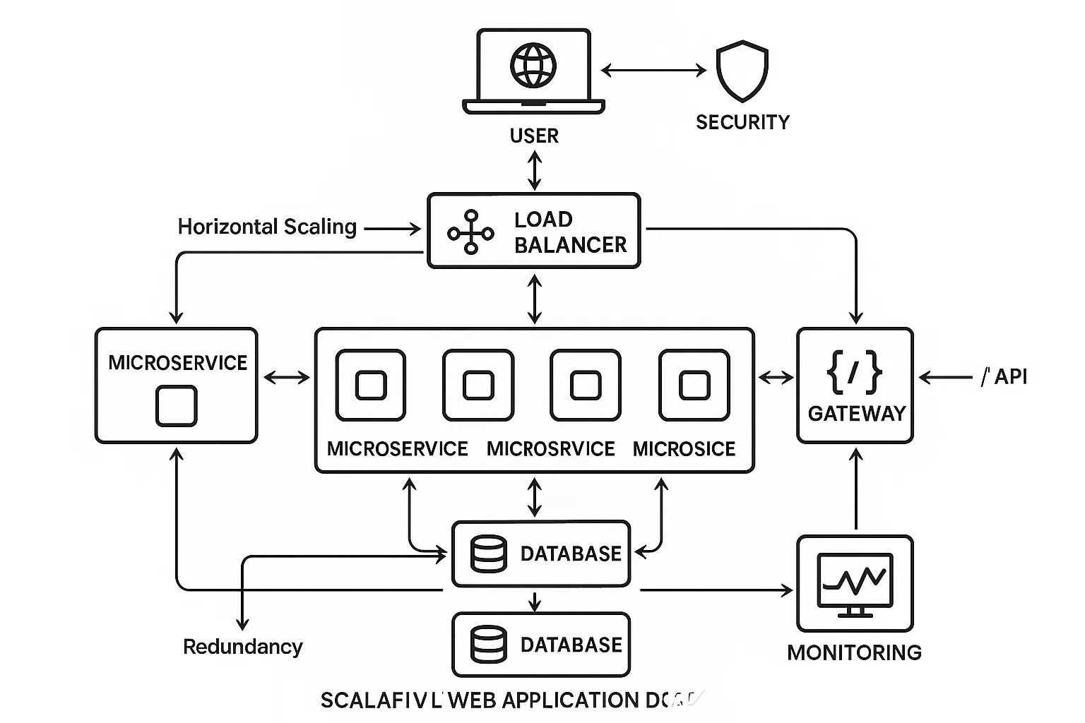Designing Scalable Software Architecture for a Web Application