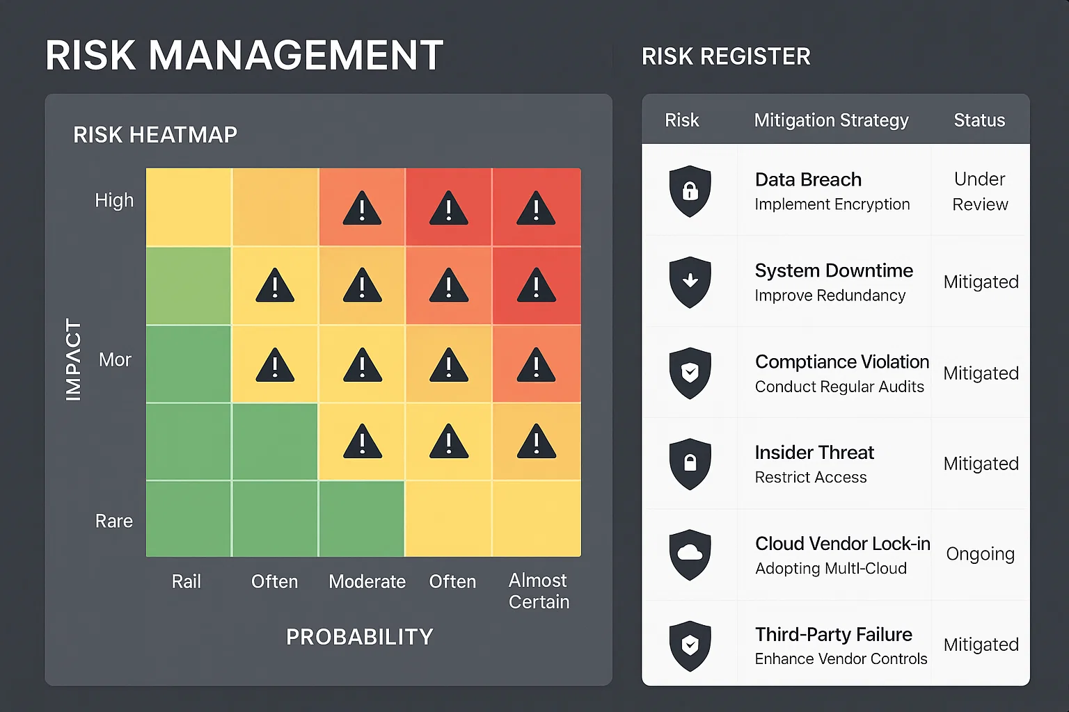 Software Risk Management and Mitigation Plan for a SaaS Product