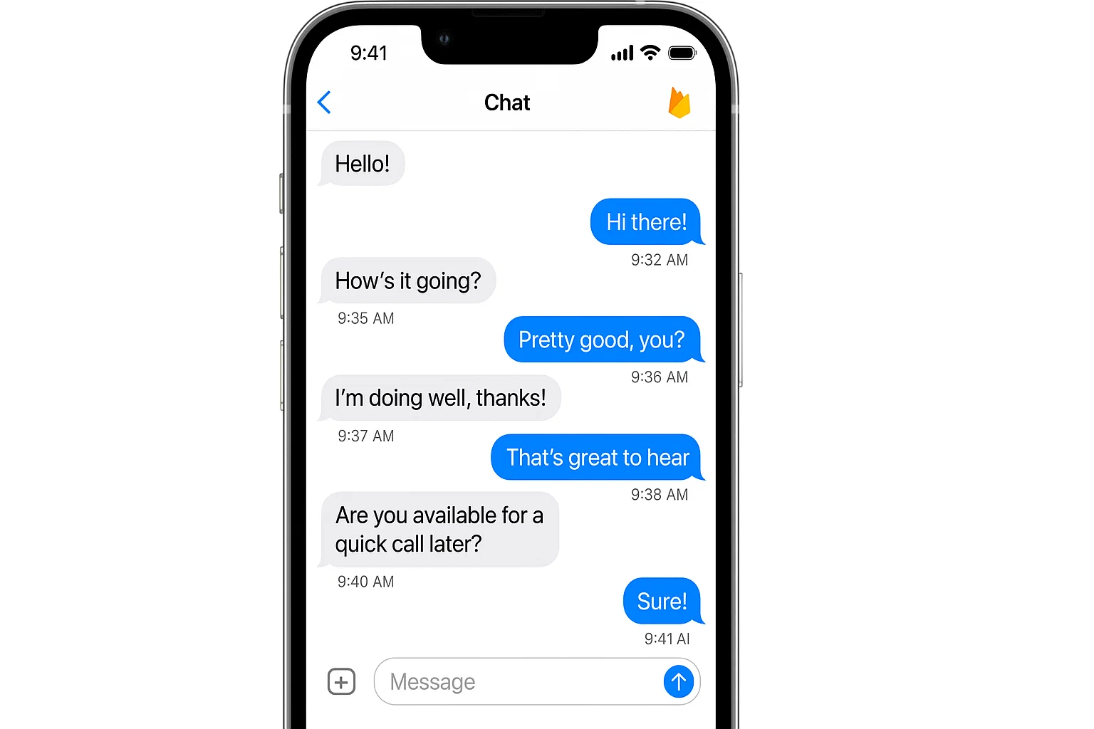 Swift Chat Application with Firebase Integration